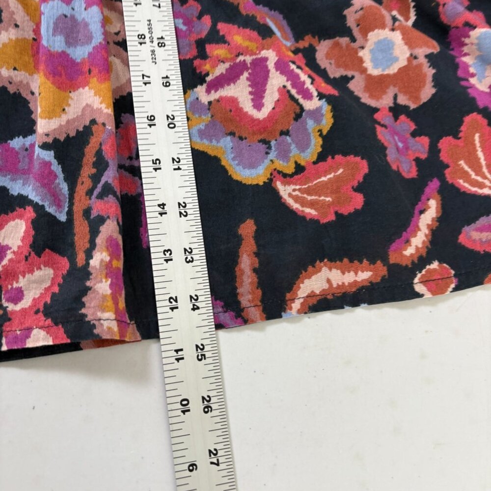 Molly Bracken Floral Blouse Size M V Neck Embroidery Long Sleeve Top Boho - Picture 12 of 13